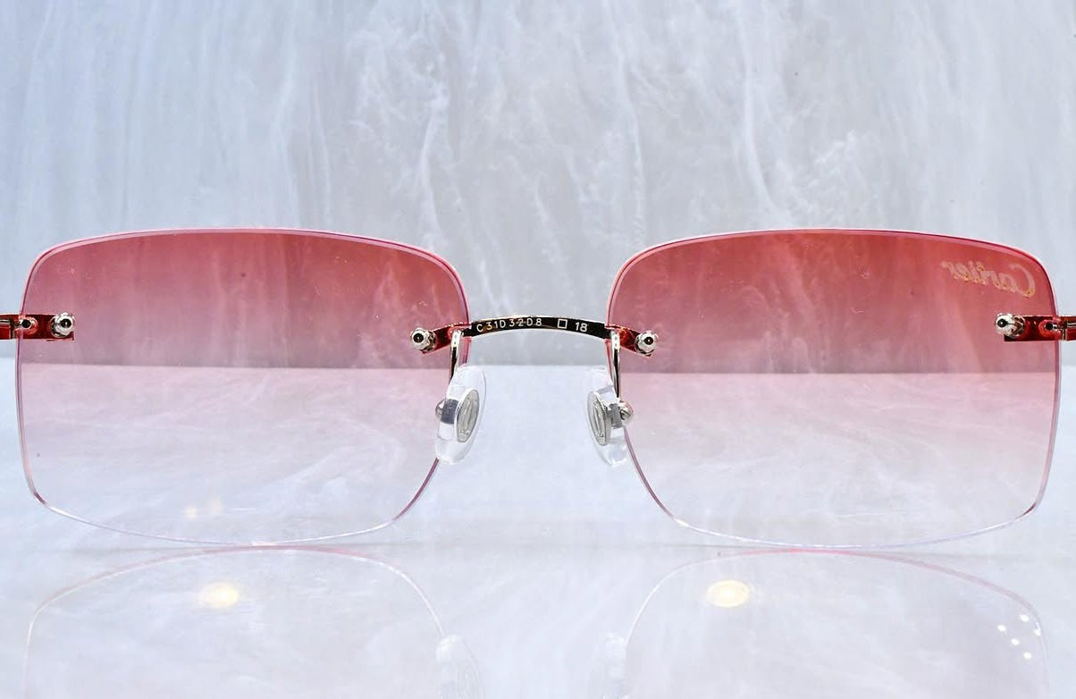 Pre-Owned Red Wood Frame Rose Blush Gradient