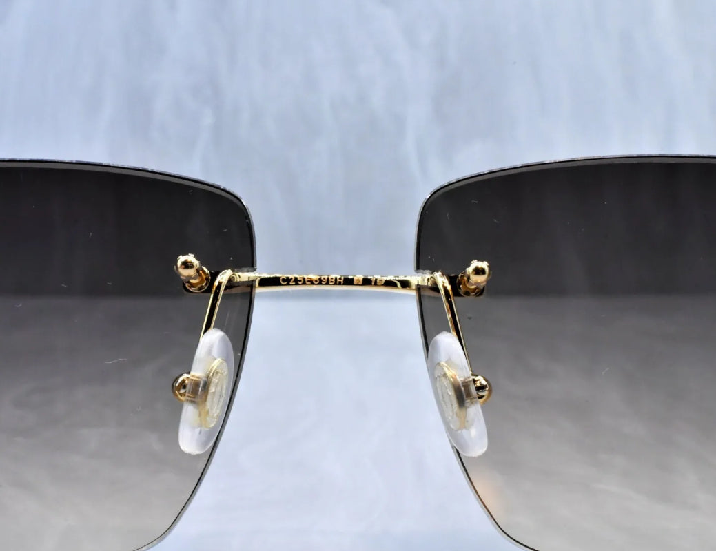 Pre-Owned Cartier C-Decor Sunglasses Smoke Gradient