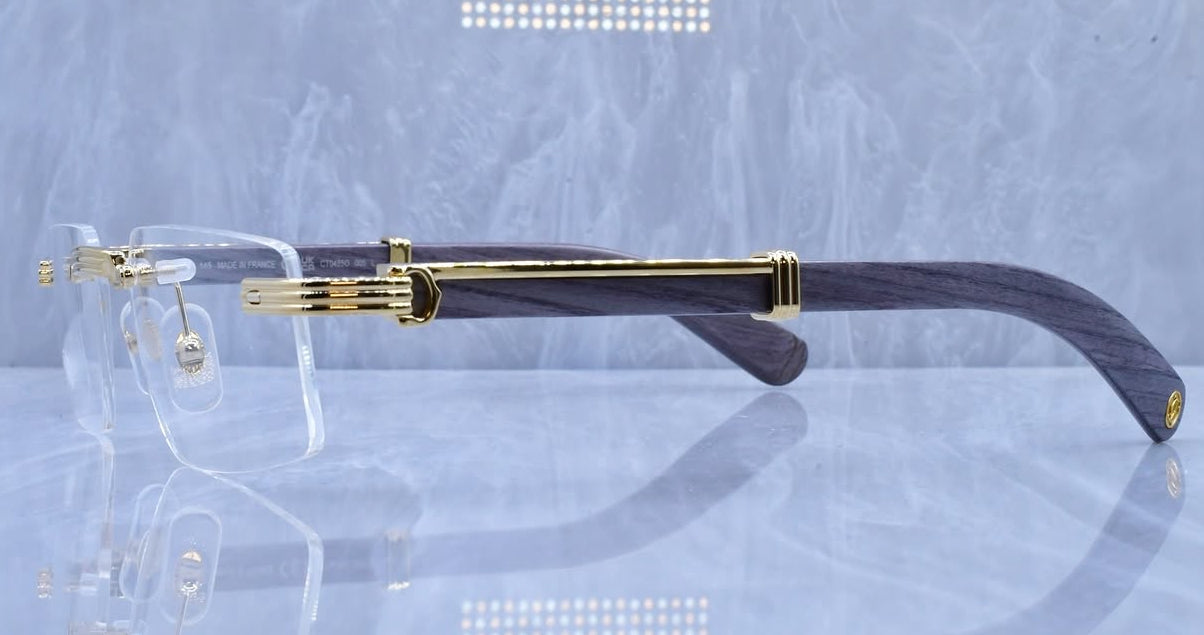 Cartier Ash Wood Premiere Sunglasses