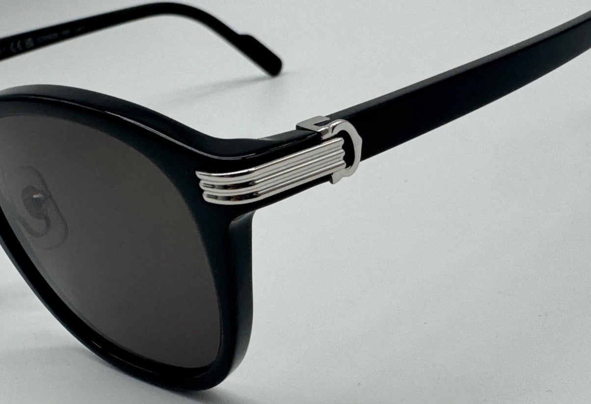 Pre-Owned Première de Black/Gold Sunglasses Tinted